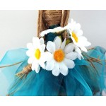 Hand Crafted Hanging Daisy Flower Maiden Doll